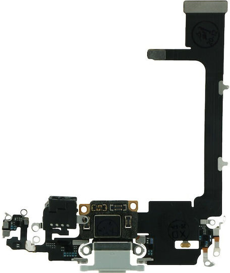 Flex Cable with Charging port in Silver color for iPhone 11 Pro