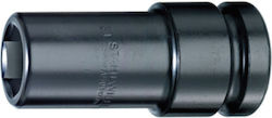 Cap Priză Impact 1'' Pătrat Lung Profil Redus Dimensiune Roți 30 Mm Cap Priză Impact 1'' Pătrat Lung Profil Redus Dimensiune Roți 30 Mm