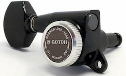 Gotoh Sg381 Black Lock Right Side Single Tuner