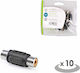 Nedis Converter RCA female to RCA female 10pcs CAGP24950BK