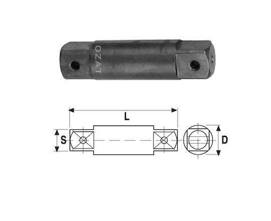 1'' Male-to-male Impact Adaptor 1'' Square