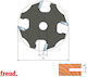 58 Cms Coated Groove Cutter Shaft Z=4 H 1.98 D 50.8 58-10408p
