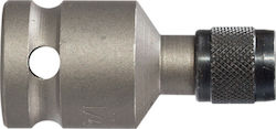 Adaptor Intern Pătrat Hexagon Intern Quicklock Dim 3/8 1/4 L 50 Adaptor Intern Pătrat Hexagon Intern Quicklock Dim 3/8 1/4 L 50