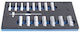 964/56sos Set Capete Cheie Tubulară Lungă 3/8'' În Modul Sos 16 Bucăți 625334