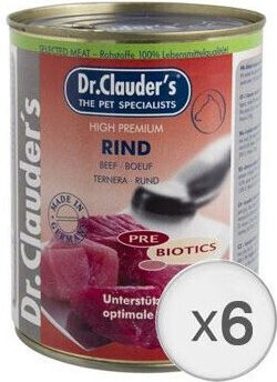 Dr.Clauders Nassfutter Hunde in Dose 6x400gr