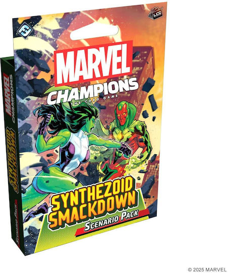 Разширение на играта Marvel Champions: The Card Game - Synthezoid Smackdown Scenario Pack Fantasy Flight