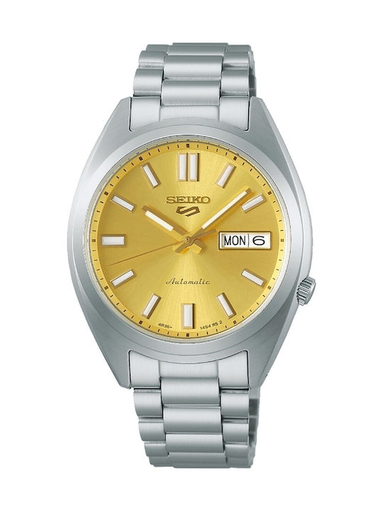 Snxs Series Men's Watch 37.4mm Automatic with Silver Metal Bracelet