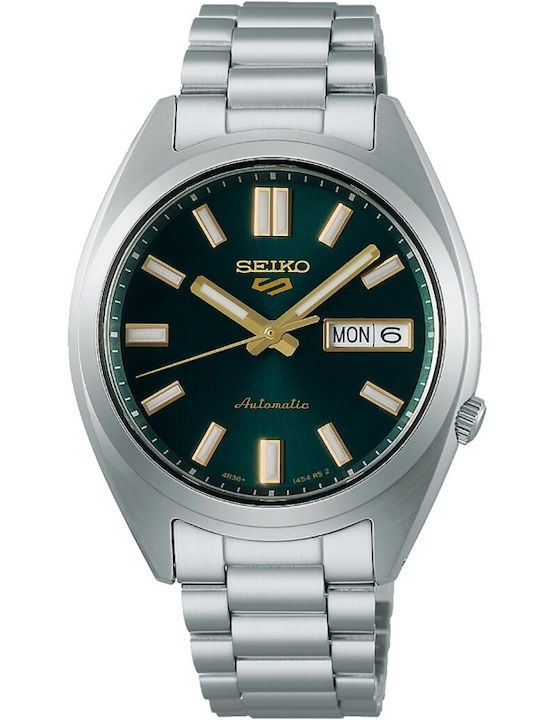 Snxs Series Men's Watch 37.4mm Automatic with Silver Metal Bracelet
