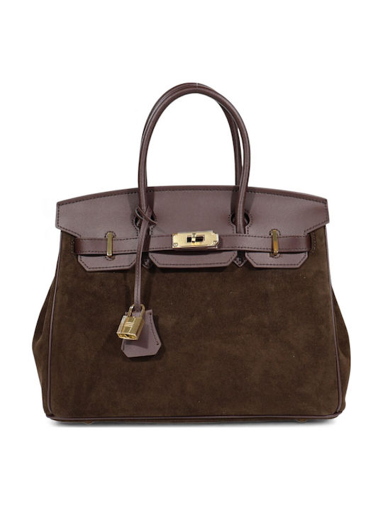 Passaggio Leather Кожена Дамска Чанта Тоут Ръчн...