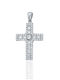 Metrongold White Gold Cross 14K