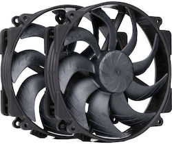 Noctua NF-A14X25R G2 PWM SX2-PP Case Fan 140mm 2τμχ chromax.black Noctua NF-A14X25R G2 PWM SX2-PP Case Fan 140mm 2τμχ chromax.black