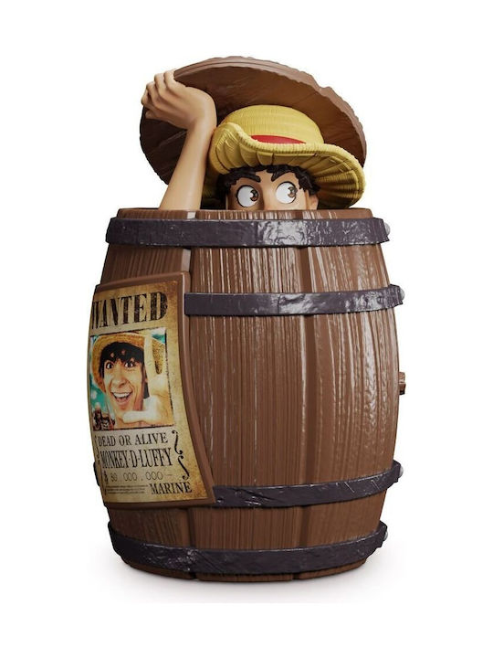 Grupo Erik Plastic Cookie Jar Brown 15.5x15x24cm