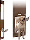 Vevor Door Dog made of Metal in Brown Color 26.04 x 41.28cm