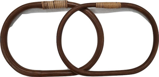 Wooden Bag Handles 25x19 Stafil 335801-12