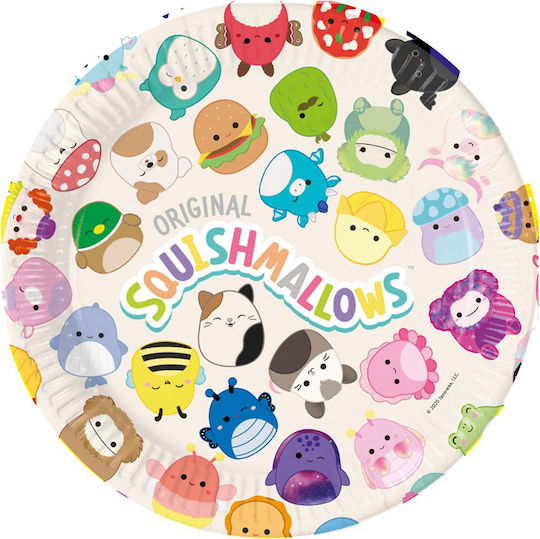 Next Generation Squishmallows Party Plate 8 Pieces