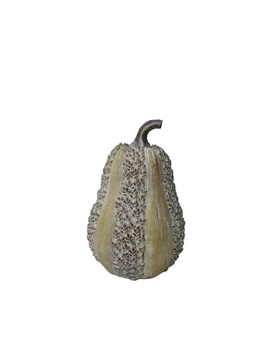 Decorative Tabletop Pumpkin Polyresin Beige Espiel 17x25.5cm Set 2 Pieces Material Polyresin Beige Espiel Vre216k2