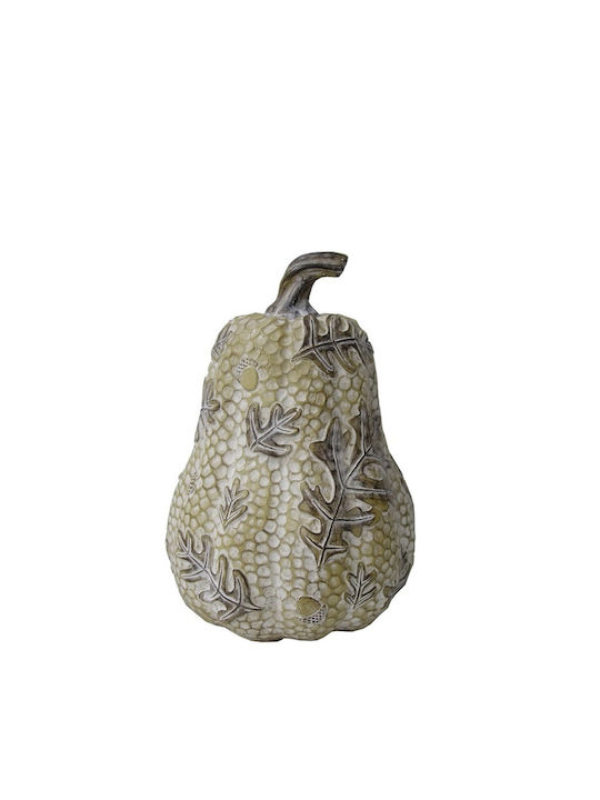 Decorative Tabletop Pumpkin Polyresin Beige Espiel 17.5x24.5cm Vre210k2 Set 2 Pieces Material Polyresin Beige Espiel Vre210k2