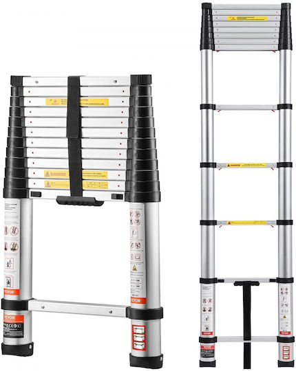 Vevor Telescopic Ladder Aluminum of Steps