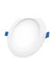 Wellmax Round Recessed LED Panel 24W with Cool White Light 6500K 22.5cm 2pcs