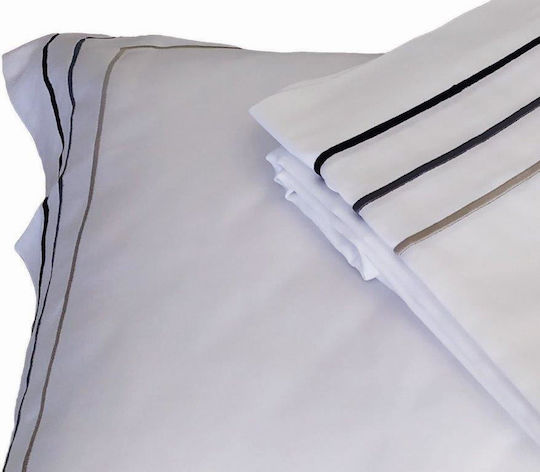 Le Blanc Хотелско Чаршаф Бял King Size 295x310см. Памук 1бр