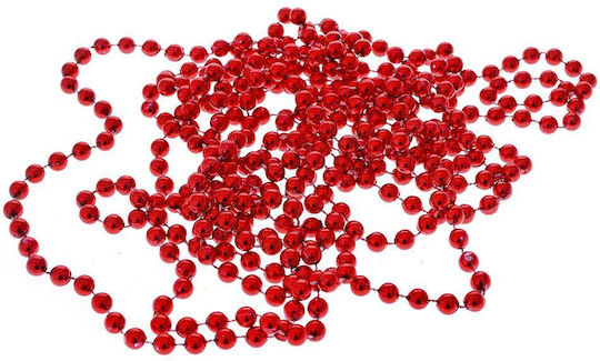 Iliadis Weihnachtliche Girlande Plastik Rot 400x0.8cm 1Stück