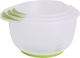 Excellent Houseware Bol de Amestecare Plastic cu Diametru de 22cm și Înălțime de 12cm.