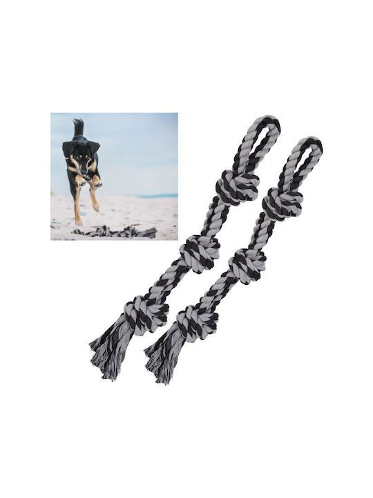 Relaxdays Rope Dog Chewing Toy Large Black