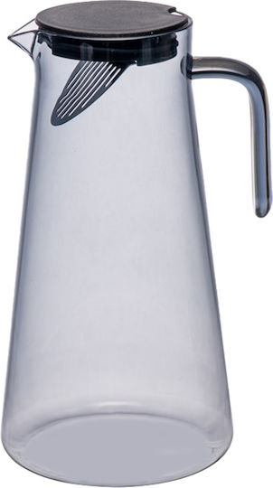 Ready Ulcior PC cu Mâner & Capac Opritor de Gheață 1.3lt 9.9x23.9cm 304gr Gri Morleos Morleos.sh1009-1300/gr