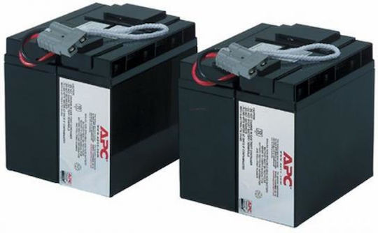 APC Replacement Cartridge 55 UPS Battery with Capacity 18Ah and Voltage 12V 1pcs