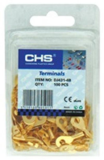 CHS Elektrische Terminals mit Loch Kupfer (01.036.0501) in einem Set von 100Stück