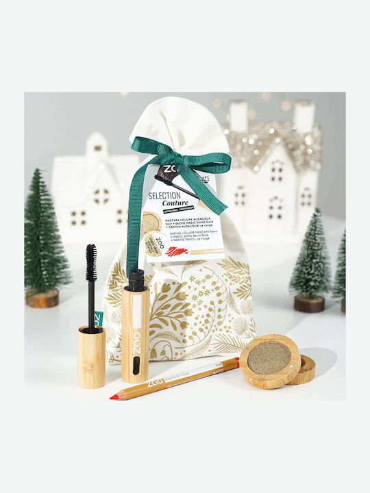Zao Organic Makeup Couture Selection Makeup Set for Face & Eyes 3 Pieces