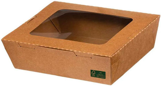 Intertan Set de 100 Cutii de carton Cutii Containere alimentare Kraft