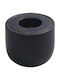 Espiel Candle Holder Ceramic Grey 10x10x8.8cm 1pcs