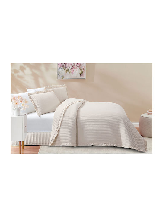 Liolios Home Armony Κουβερλί King Size Beige 26...
