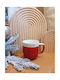 By Anastasia's Art Creations Becher Keramik Rot