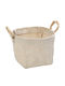 Dis Δοχειο Cotton Λαβη Rattan 15χ15χ15εκ Συσκευασία 3 Τμχ