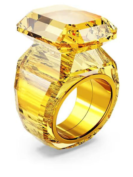 Swarovski Γυναικείο Δαχτυλίδι Επιχρυσωμένο