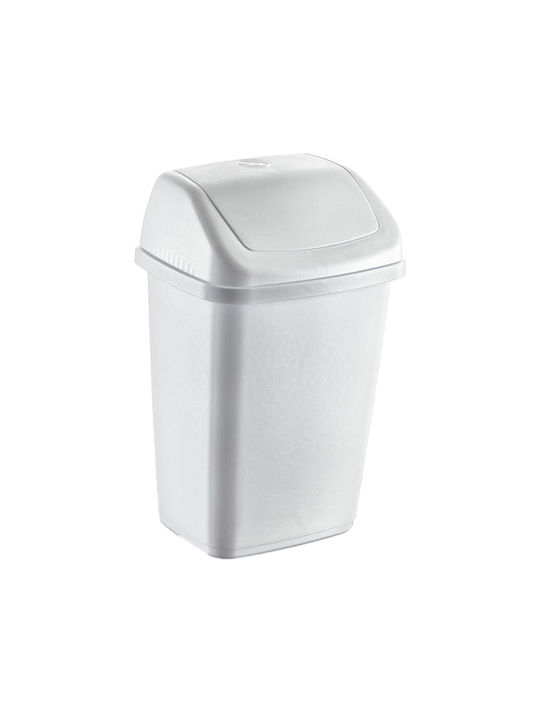 Cyclops Waste Bin Waste Plastic White 32lt 1pcs