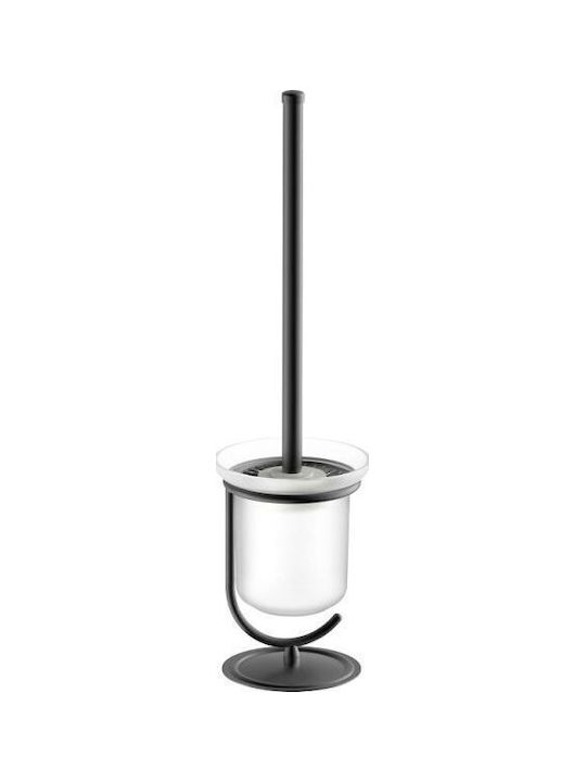 Gloria Metallic Toilet Brush Black