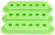 Pickup Cover Strat Single Green Gloss