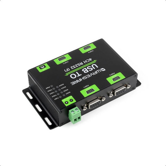 Industrial Isolated Usb To 4-ch Rs232 Converter Usb To Serial Adapter Original Ft4232hl Chip Mac Linux Android Windows Multi-os Compatible