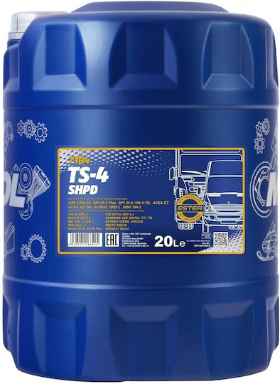 Mannol TS-4 SHPD Extra Λάδι Αυτοκινήτου 15W-40 20lt