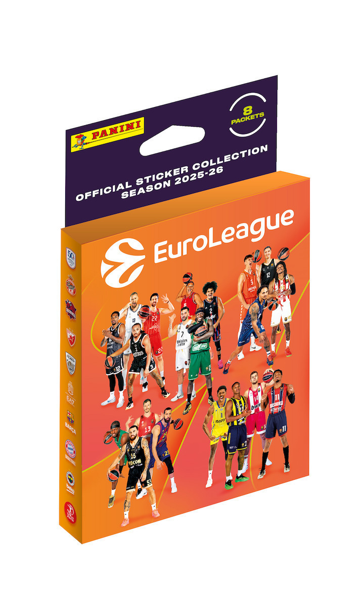 The 2025-26 official EuroLeague Panini sticker album is here