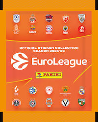 Euroleague 2026 Стикери Автоколи Panini 1 Плик