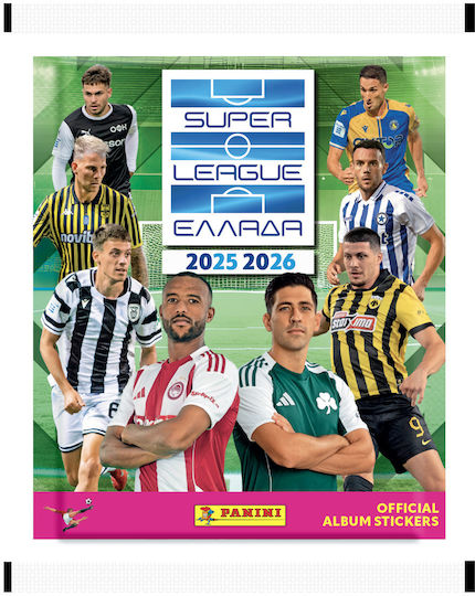Superleague 2026 Αυτοκόλλητα Stickers Panini 1 Φακελάκι