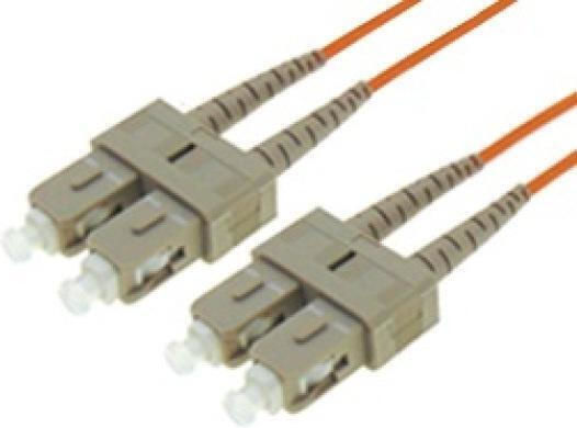 Cablu de fibră optică SC-SC 2m Portocaliu 2buc