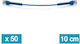 Ubiquiti U/UTP Cat.6 (Gigabit) Καλώδιο Δικτύου Ethernet 0.1m Μπλε 50τμχ