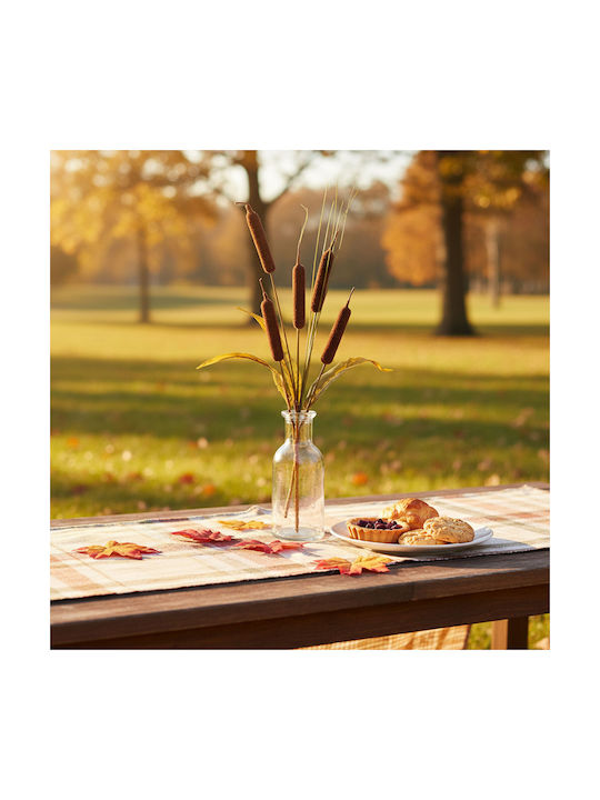 Decorațiune De Toamnă – Sucursala Decorativă De Cattail – 40 Cm – 2 Modele