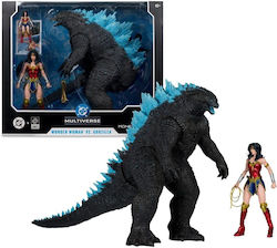 Dc Multiverse Dc Justice League Monsterverse Wonder Woman Vs Atomic Blast Godzilla 2-Pack Action Figures 18cm