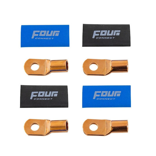 Four Connect Terminal Ring 4-690383 Stage 3 35mm2 2awg Set 4 Pcs Ofc